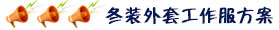 冬装外套工作服方案